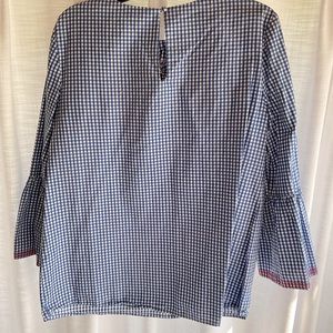 Blue Gingham Blouse